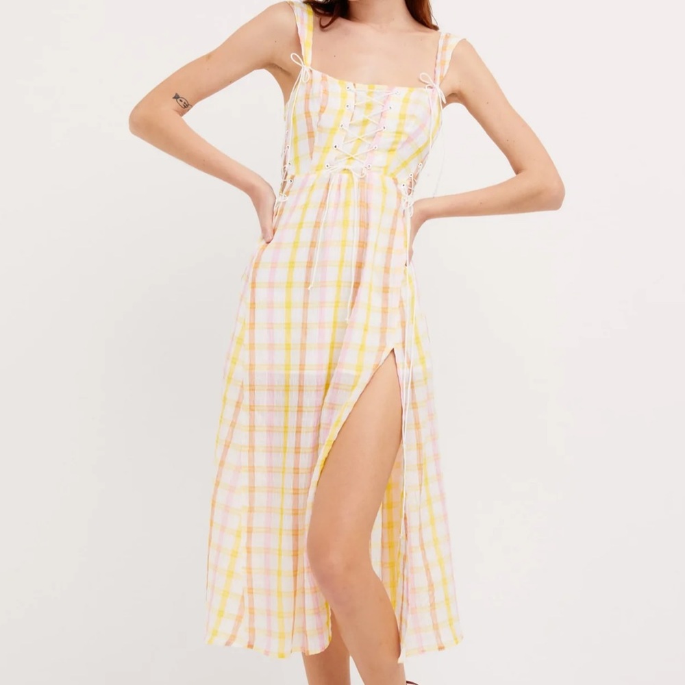 For Love and Lemons - Rue Midi Dress in Small